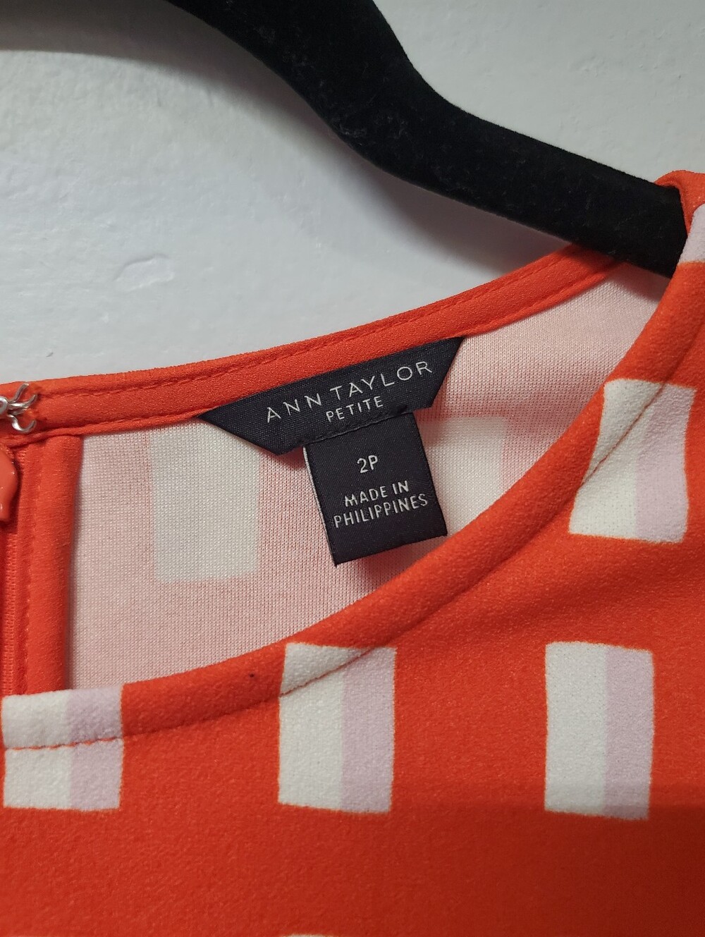 Office Siren Classic Luxery Ann Taylor 2 Petite Geometric Print Evening Casual - Picture 4 of 4